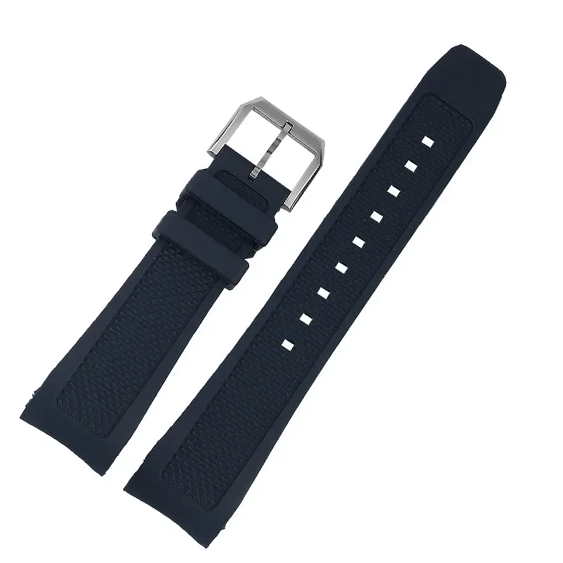 Silicone Watch Strap for IWC International Company Portugal Iw390502 Iw390503 Soft Comfortable Rubber Men\'s Watch Band 22mm