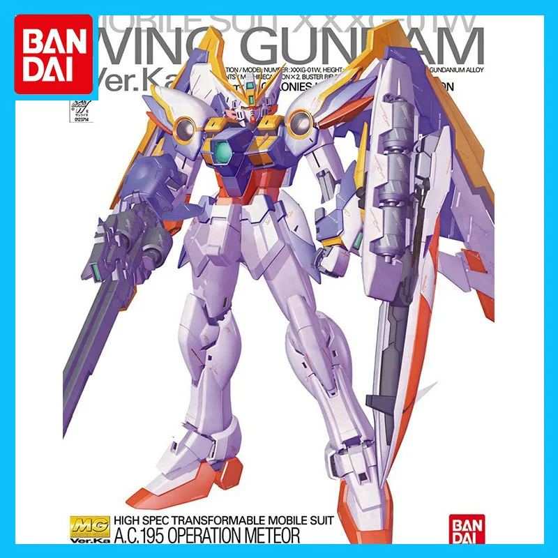 

Bandai Original GUNDAM MG 1/100 VER.KA Assembly Model Action Figure Toys for Boys Girls Kids Gift Collectible Model Ornaments