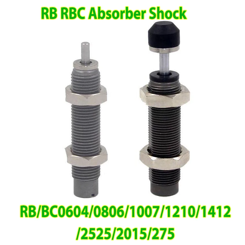 RB/RBC Pneumatic Air Cylinder Shock Absorber 0604/0806/1007/1210/1412/2015/2525/2725  SMC type Buffers with cap