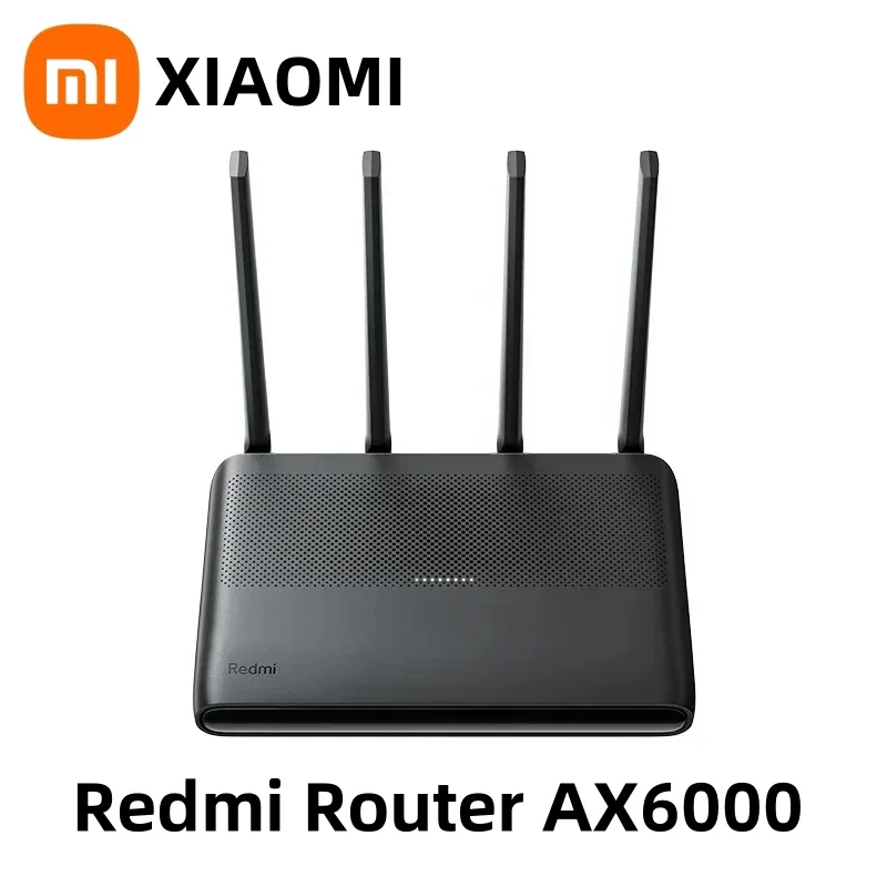 New XIAOMI Redmi Router AX6000 Repeater WiFi Extender VPN IPTV Mesh Networking 8 Signal Amplifiers 512MB OFDMA MU-MIMO Mi Home