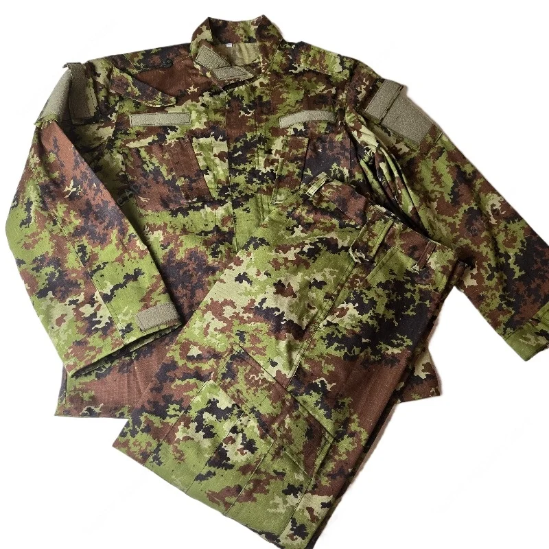 US Version Vegetato Camo Military Uniform Men Tactical Combat Suit Multi-pocket Durable Workwear Ripstop Hunting Airsoft Set