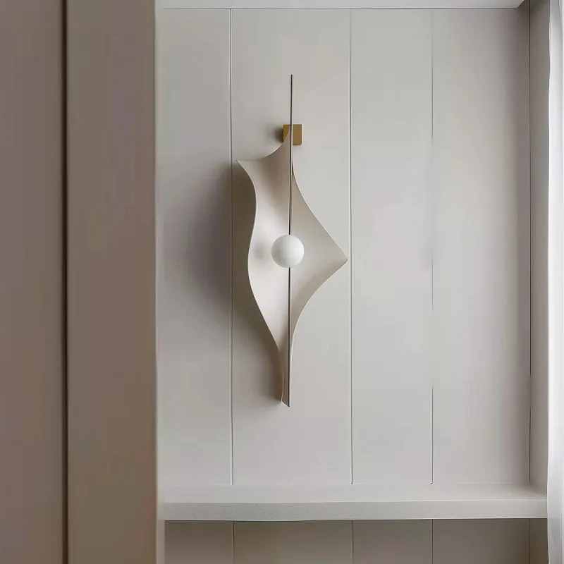 Postmodern Designer Wall Lamps Hotel Living Room Background Aisle Luxury Atmosphere Luminaires Indoor Embellish LED Wall Sconces