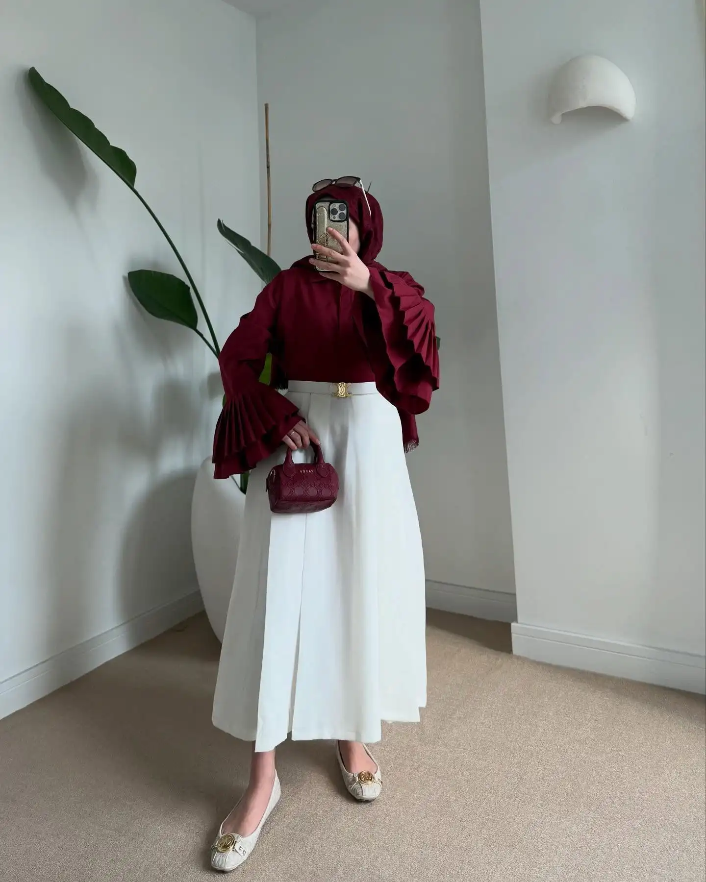 

Customized Graceful Jersey A-Line Ruffles Tiered Evening Dress Temperament Long Sleeves Ankle Length فساتين سهرة