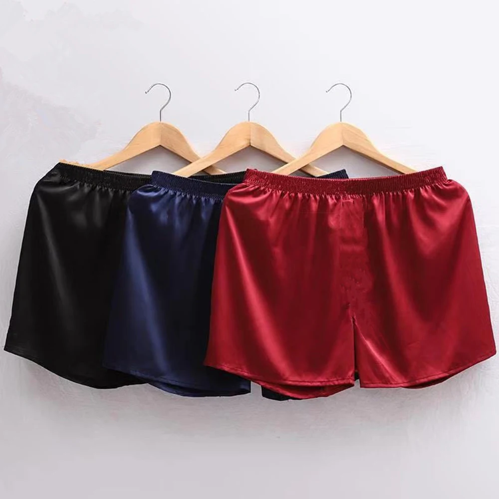 

Daily Home Mens Boxer Shorts Nightwear Panties Pyjamas Bikini Boys Breathable Solid Casual Stretchy Comfy Summer