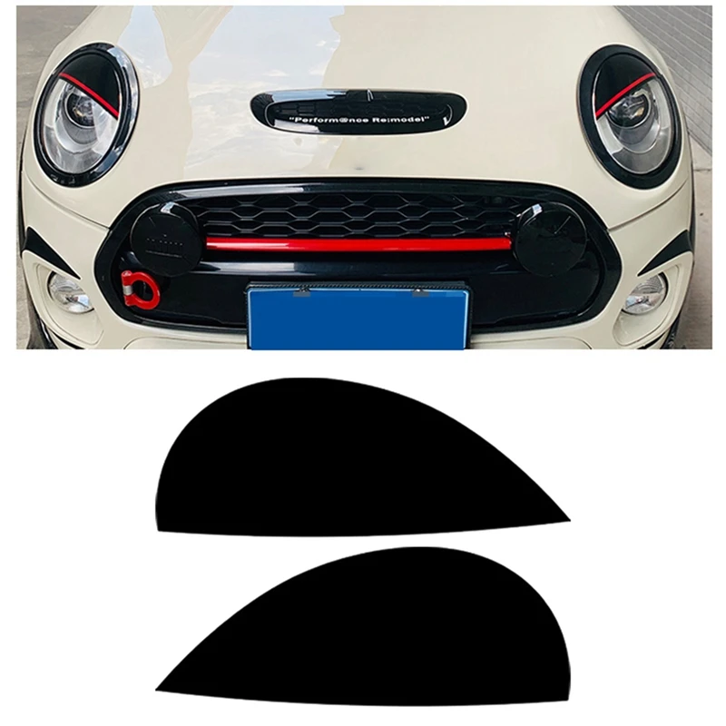 Fari auto sopracciglia palpebre copertura ciglia testa luce lampada adesivi per MINI Cooper F54 F55 F56 F57 R55 R56