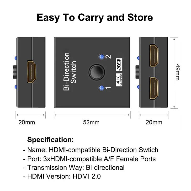 2 Port Hdmi-Compati…