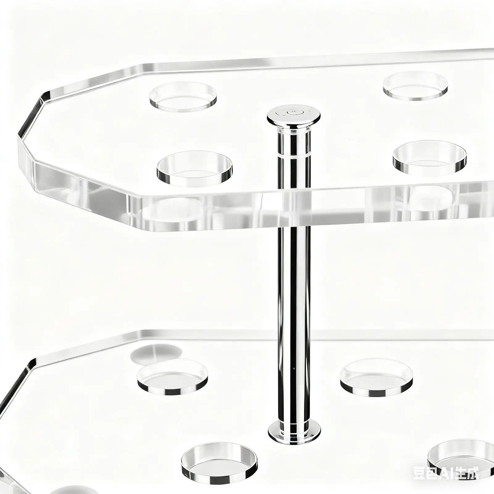 

Clear Dart Holder Acrylic Angled Display 8 Capacity Storage Rack Acrylic Dart Stand for Family Friends Home Bar Game Room Office