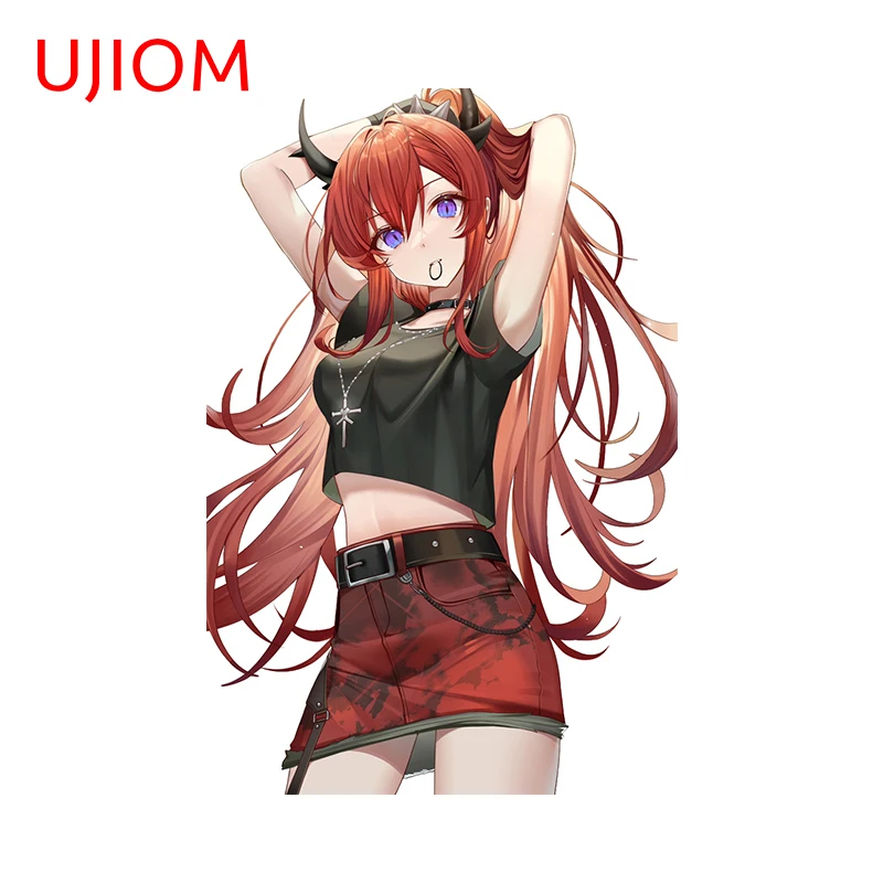 UJIOM Arknights Girl Beautiful Waifu Graphics Wall Sticker Beautiful Refrigerator Decals Waterproof Picture High Quality DIY