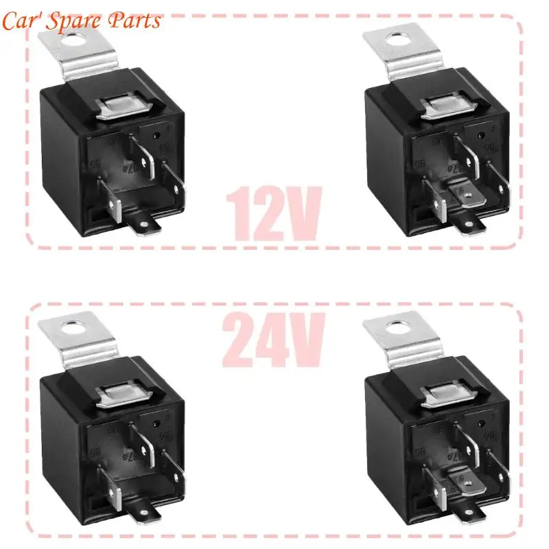 

Y4UA 12V/24V Automotive Relays 5 Pin Design Quick Electrical Switching For Trucks