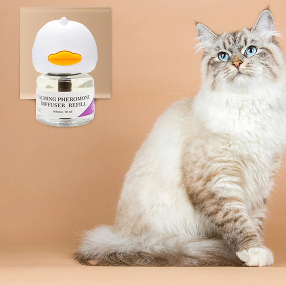 Cat Pheromones Calming Diffuser Relieve Anxiety Stress Cat Calming Diffuser Cat Calming Pheromone Diffuser for Cats