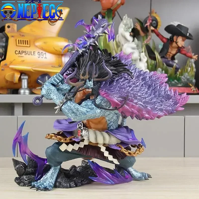 

27cm One Piece LX Kaido Anime Figurine Four Emperors Figures Dragon Kaido Action Figure PVC Model Collection Statue Toys Gifts