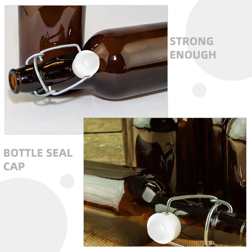 12 piezas de juntas de sellado de plástico a prueba de fugas para botellas de vino, zumo, refresco y cerveza, para una frescura duradera