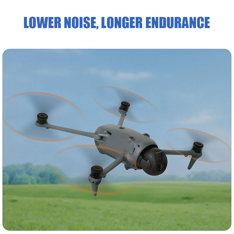 VOLODYMYR 1158F Propellers Replacement for DJI Mavic 4 Pro Drone Noise Reducing Quick Release Quickly Install Blade Props Kit