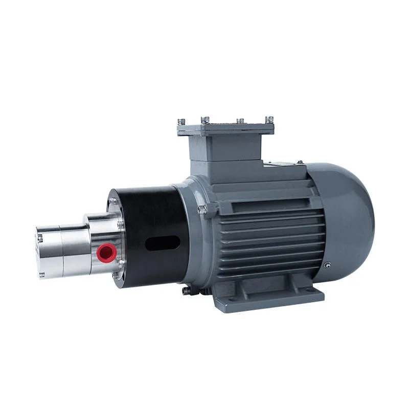 AC220V Explosion-Proof Heavy Duty Industrial Oil Water Gear Pump 15L/Min Gear Metering Pump With 550W Motor