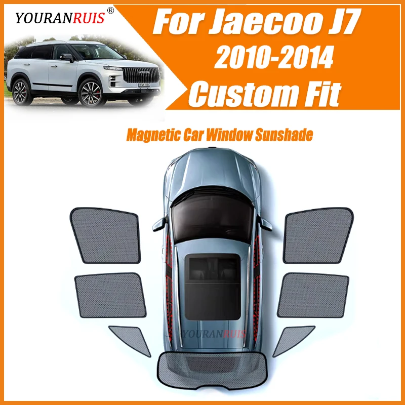 

Car Sun Shades For Jaecoo J7 2023-2025 Chery Tansuo 06 Fulwin T6 Sunshade Magnetic Privacy Protection Visor Curtain Accessories