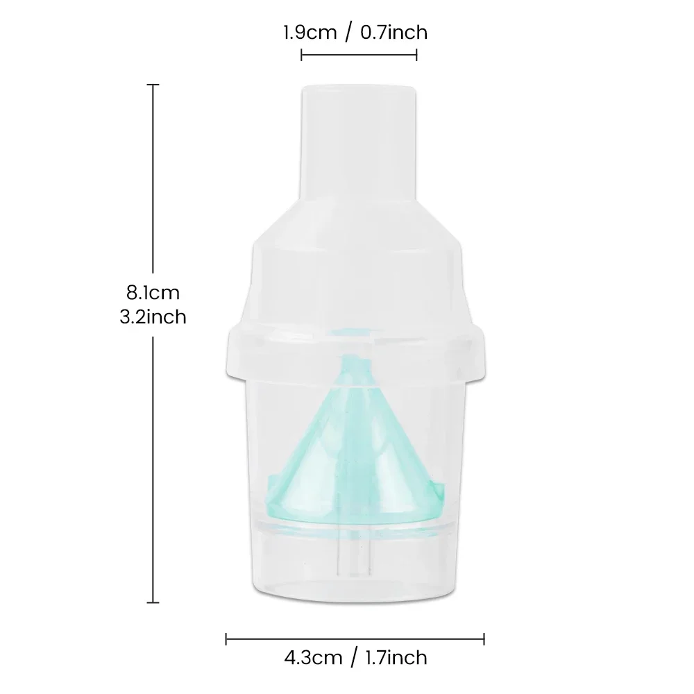 6ML Nebulizer Cup Medicine Atomized Tank Asthma Inhaler Nebulizader Children Adult Automizer Tank Cup Sprayer Accessories Parts