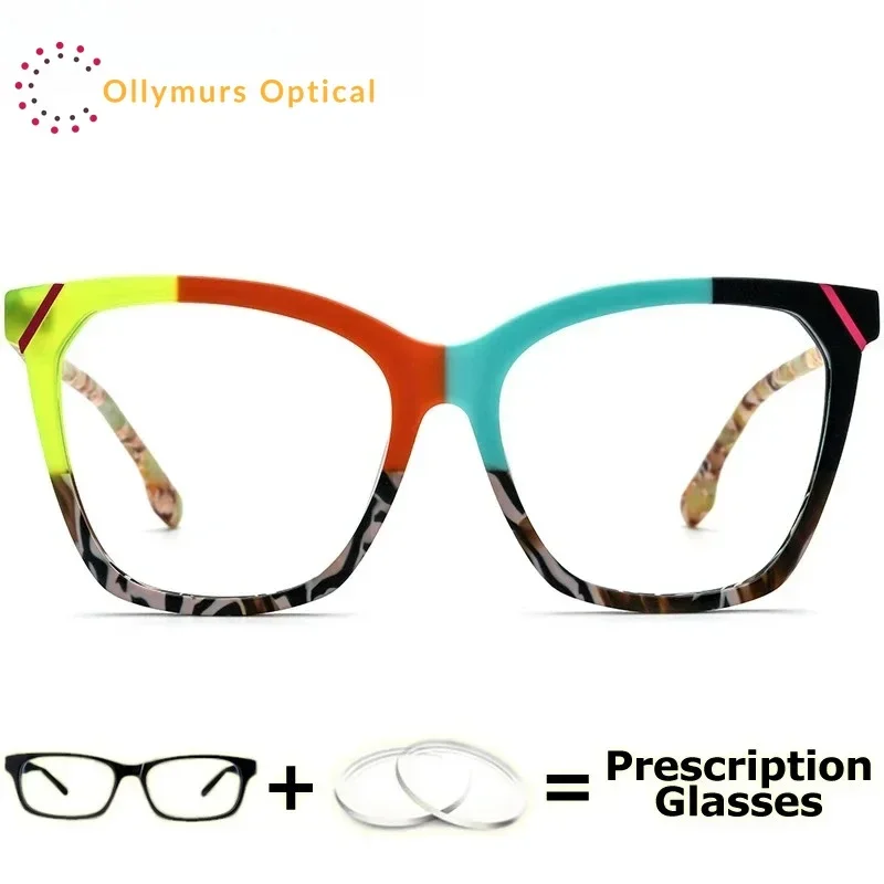 

XUKA Women Prescription Optical Lenses with Recipe Photochromic Lens Optical Colorful Reading Eyewear Anti Blue Light Myopia