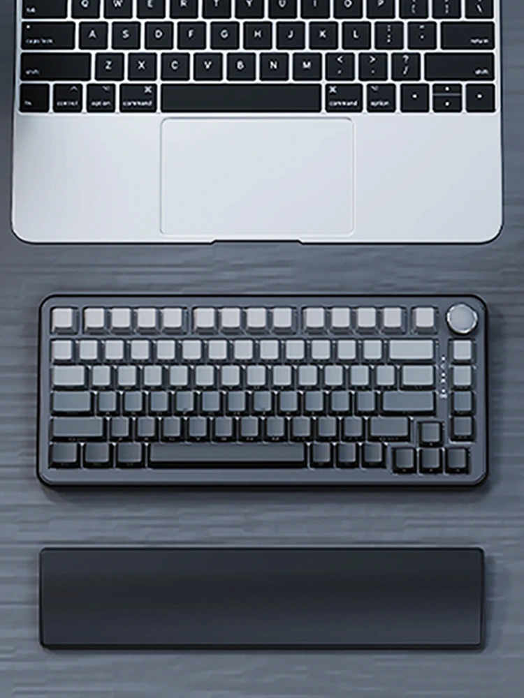 

Подставка для рук из мягкой пены с эффектом памяти на 81 клавишу, эргономичная, с противоскользящей резиновой основой, устойчивая, для поддержки запястий, аксессуар для игровой клавиатуры