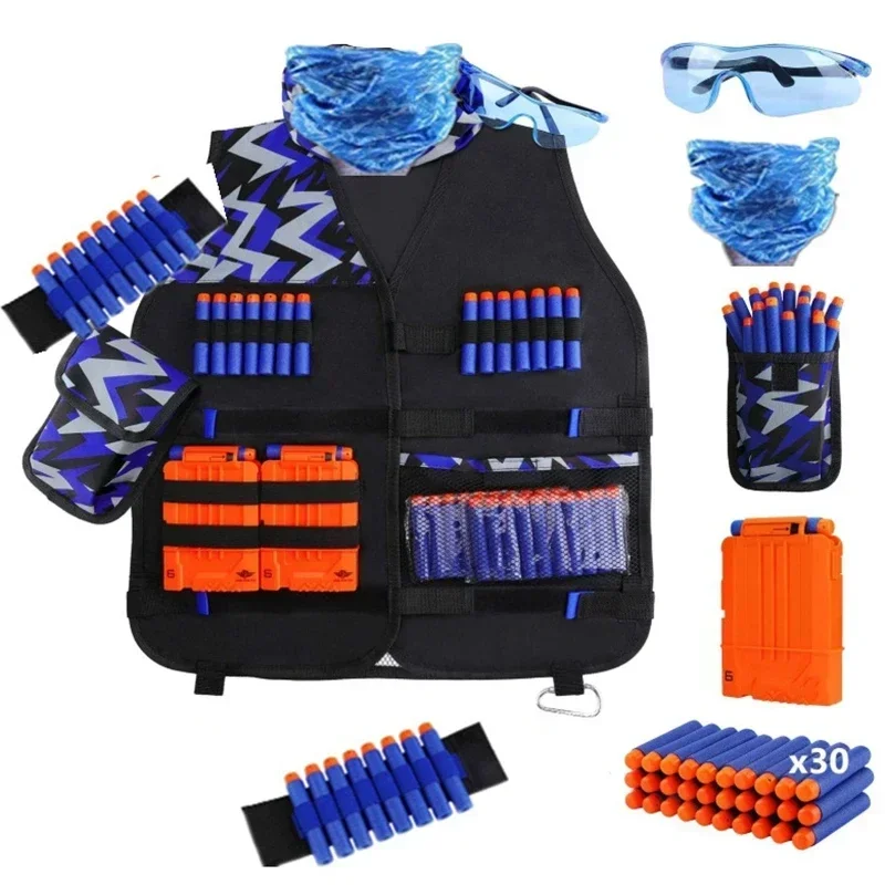 Outdoor Game Kids Tactical Vest Suit Kit for N-Strike Elite Series Children Gifts Toys Boys Tactical Jacket Waistcoat