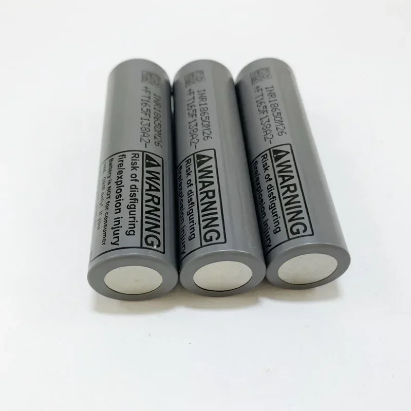 New 3.7V 2600mAh Rechargeable Lithium Battery INR18650-M26 Suitable for Electronic Products Such As Laser Pens and Flashlights