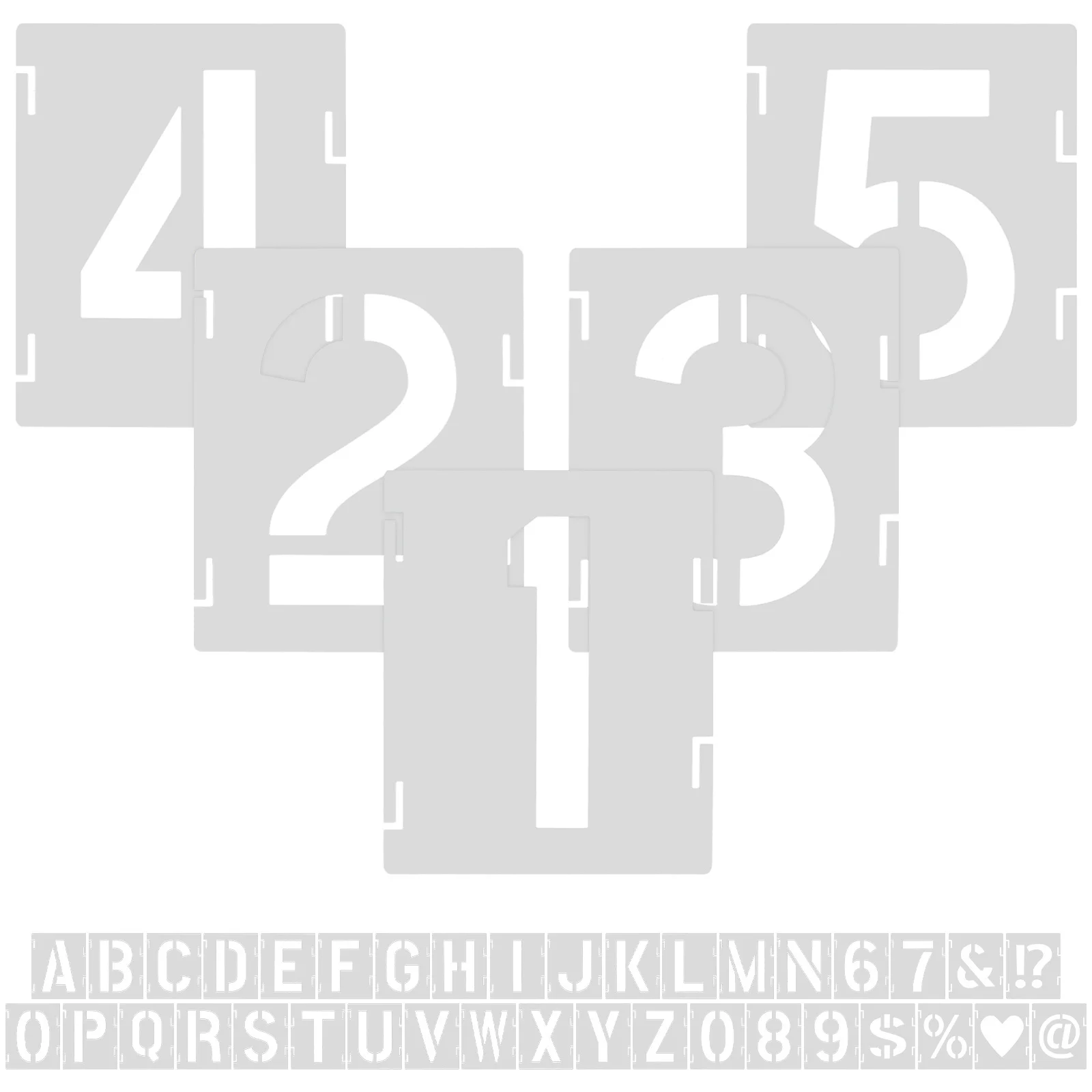 

1 Set English Letter Painting Stencils Hollow Reusable Pet Craft Templates For Diy Wall Art Home Decor Large Alphabet Stencils