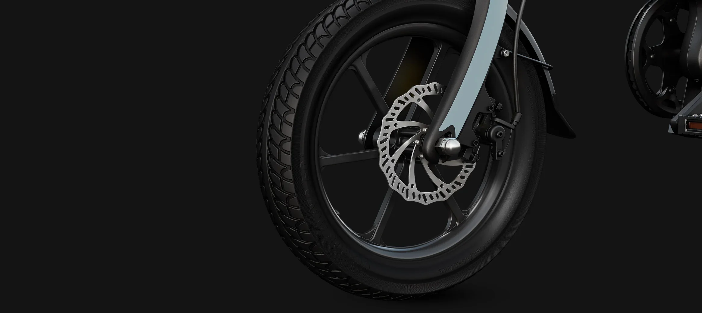 E-Bike DYU C2 36V15AH Abnehmbarer Akku Elektrofahrrad 16 Zoll Reifen Modische Version City Erwachsenen-Elektrofahrrad – Detail 5