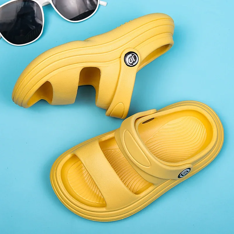 Kids Girls Clogs Summer Water Shoes Beach Platform Waterproof EVA Boys Sandal Breathable 2 To 8 Years Children Girls Sandals