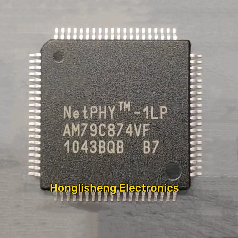 5PCS New AM79C874VI  AM79C874VC  AM79C874VD  AM79C874VF  QFP80  Ethernet transceiver chip