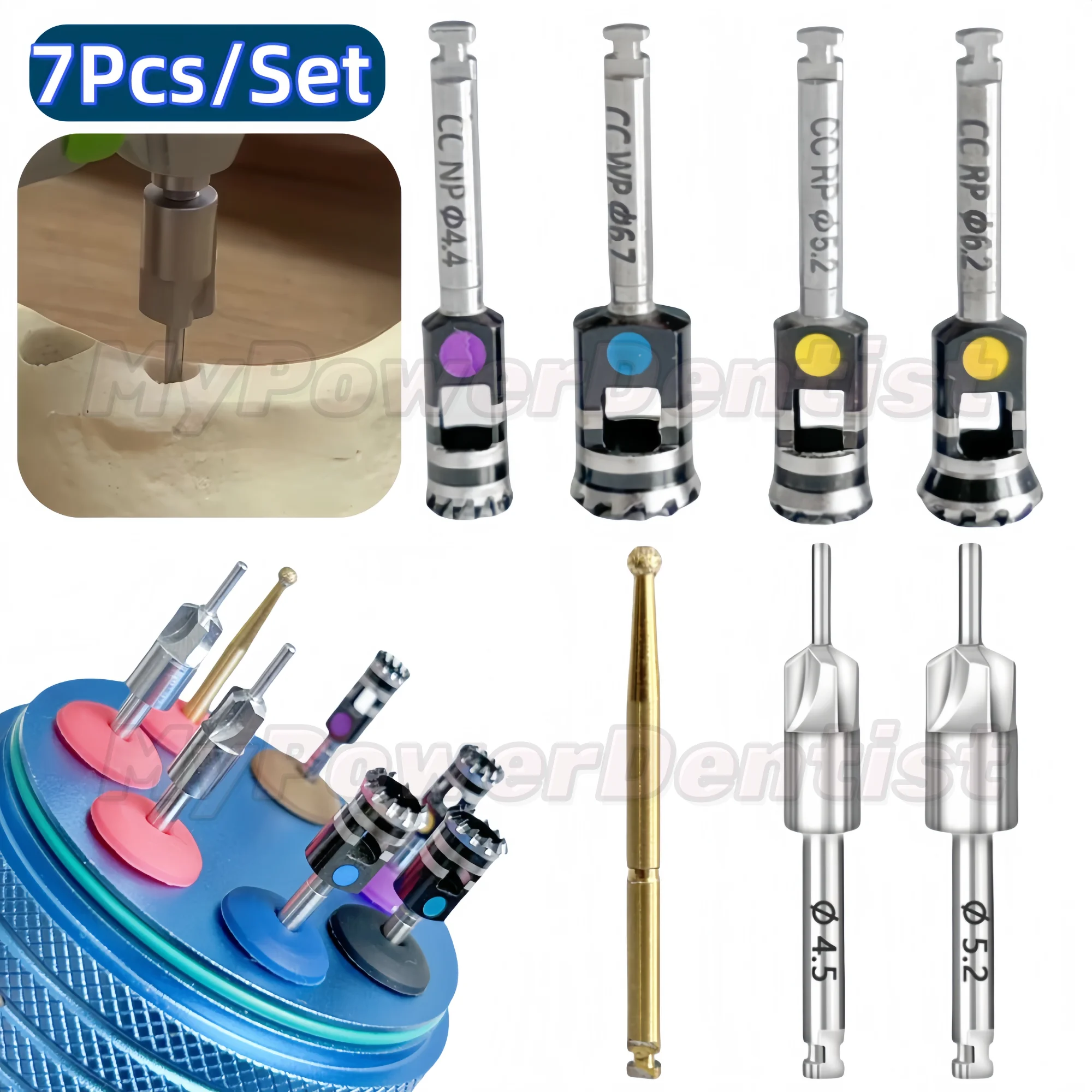 

Dental Drills Bone Mill Profiler Ridge Trimmer Abutment Trimming Drill NOBEL