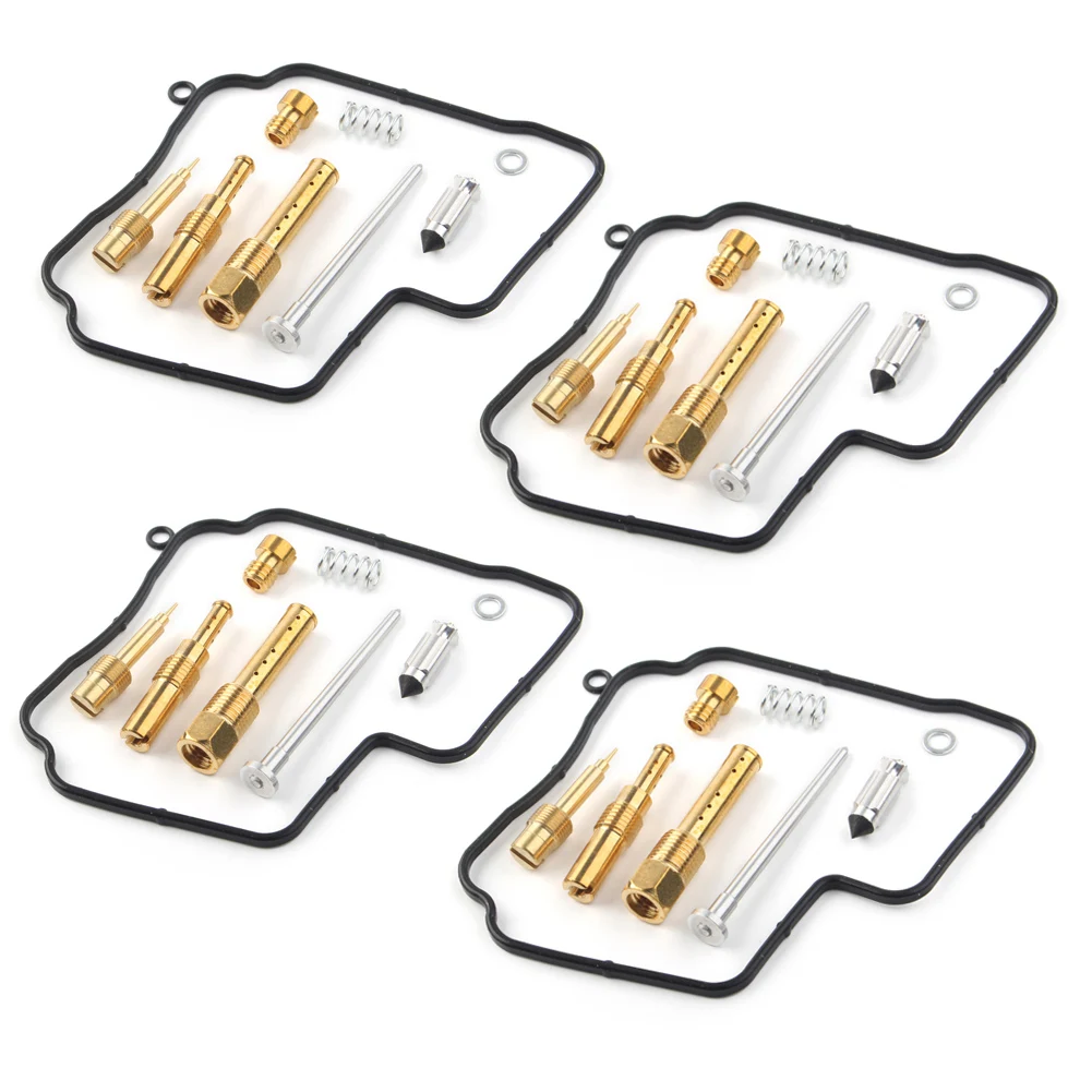 Ремонтные комплекты карбюратора двигателя, 4 комплекта для Honda CBR250 CBR 250 MC14 MC17 MC19 Ремонтные комплекты карбюратора двигателя, 4 комплекта для Honda CBR250 CBR 250 MC14 MC17 MC19