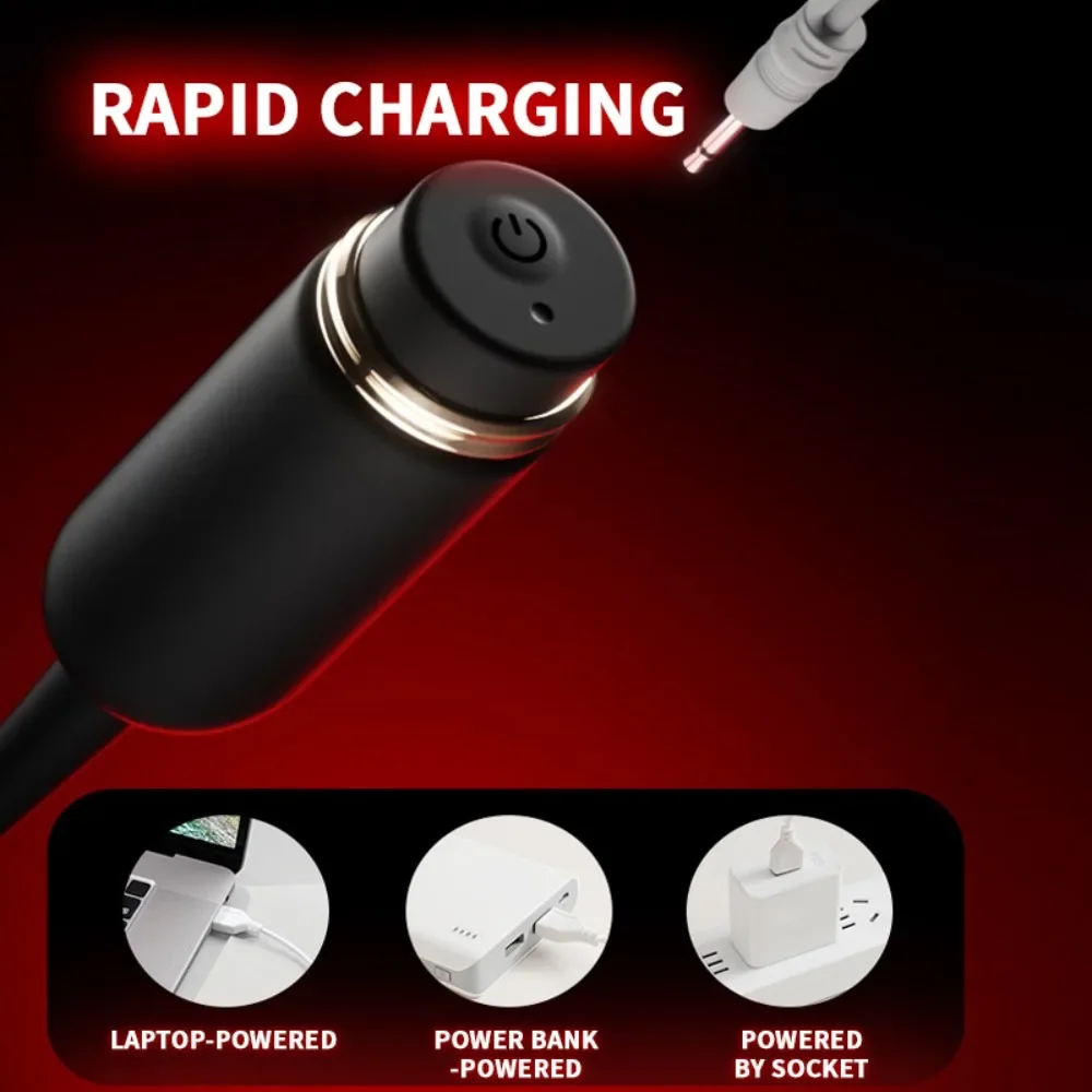 مجرى البول هزاز لعبة استثارة القضيب تدليك محفز الديك الحصان العين قضبان المساعد لعبة البروستاتا محفز للذكور مثلي الجنس الكبار الجنس لعب 18