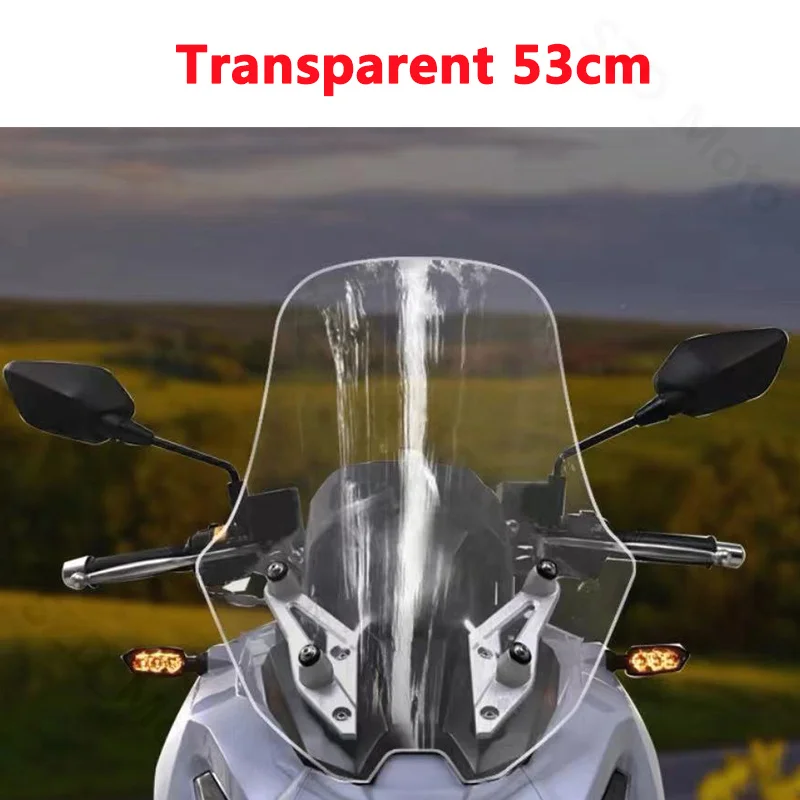 Windscreens For SYM Husky ADX 125 ADX125 Motorcycle Accessories Windshield Wind Deflectors Front Screen Viser Visor Gray