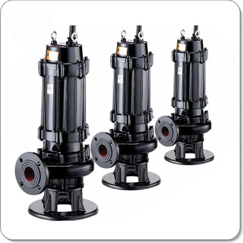 

5hp 7.5hp 10hp 15hp 20hp 25hp 30hp 75hp WQ 3phase electric motor sewage wast water pumps submersible pump