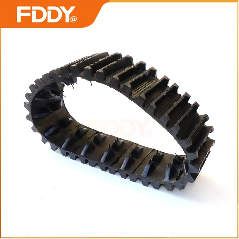 FDDY Rubber Track Caterpillar Tracks For ATV Go Kart UTV Buggy Snow Blower Sand Snowmobile Quad Dirt Bike Wheels Accessories