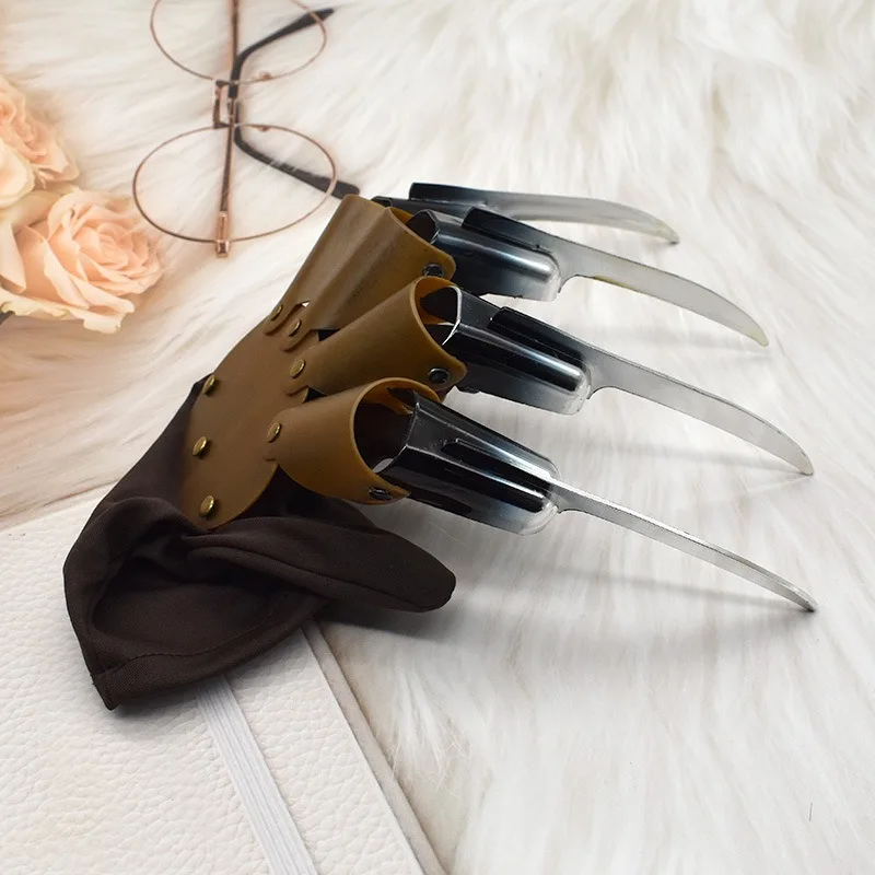 

Halloween Creative Simulation Wolverine Gloves Ghost Claws Makeup Ball Performance Men's Props Increase Festival Atmosphere