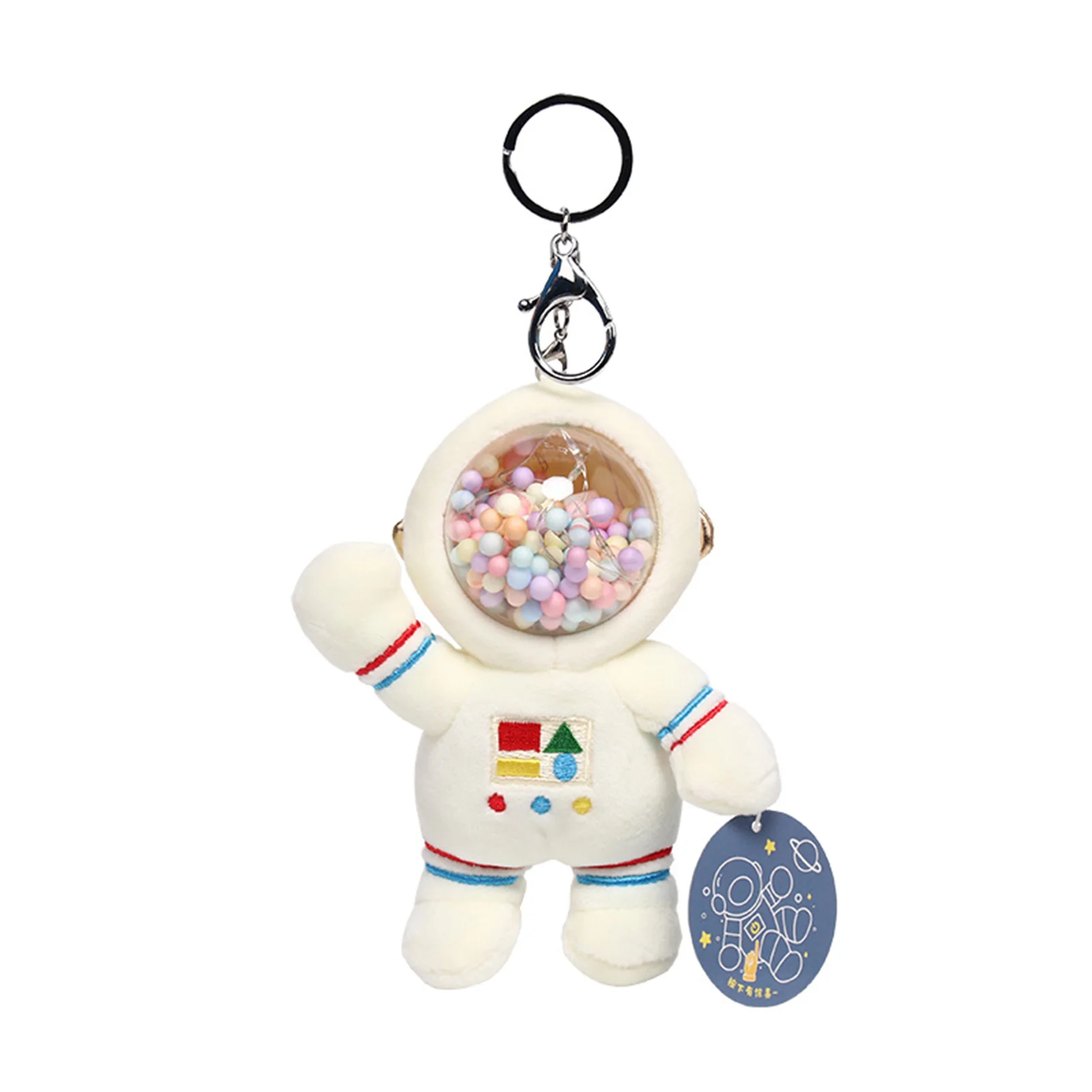 Niedlicher Astronauten-Anhänger, tragbares Cartoon-Plüschtier, leichte Rucksack-Dekoration, tolle Geschenke für Jungen und Mädchen