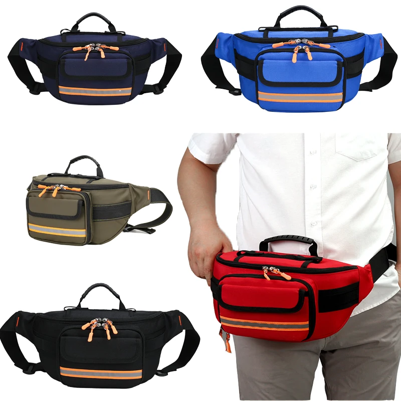 

Empty Rescue Waist Bag First Aid Bag For Camping Travel Medical Storage Medical Organizer Outdoor equipment