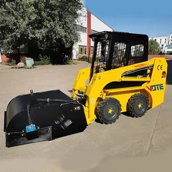 CE ISO EPA Liftor New Mini  500kg-1200kg Skid Steer Loader Micro Wheel and Track Steer Skid Loader with Attachment Parts Price