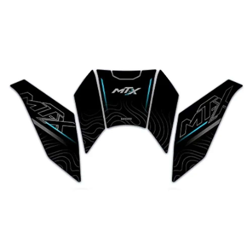 For CFMOTO 800MT-X 1000 MT-X  2026 Anti-slip Motorcycle Side Sticker Fuel Tank Decal Protector Traction Pad Decoration Sets