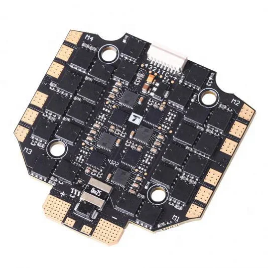 T-MOTOR Cine C80A 4IN1 4-8S Blheli32 デュアルMOSFET 30MM ESC 電子速度制御装置 長距離RC FPVレーシングロボット飛行機用