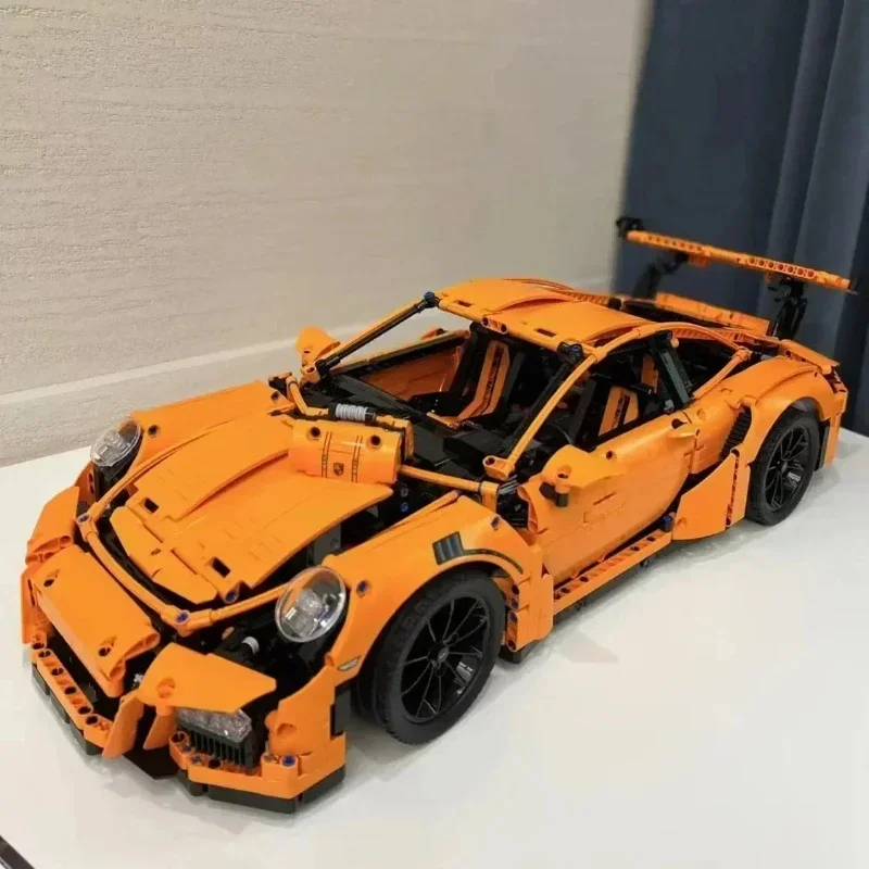 Compatible 42056 MOC Bricks 911 GT3 RS Technicial Car Toys Boys Christmas Gift Kids Constructor Model Building Blocks for Adults