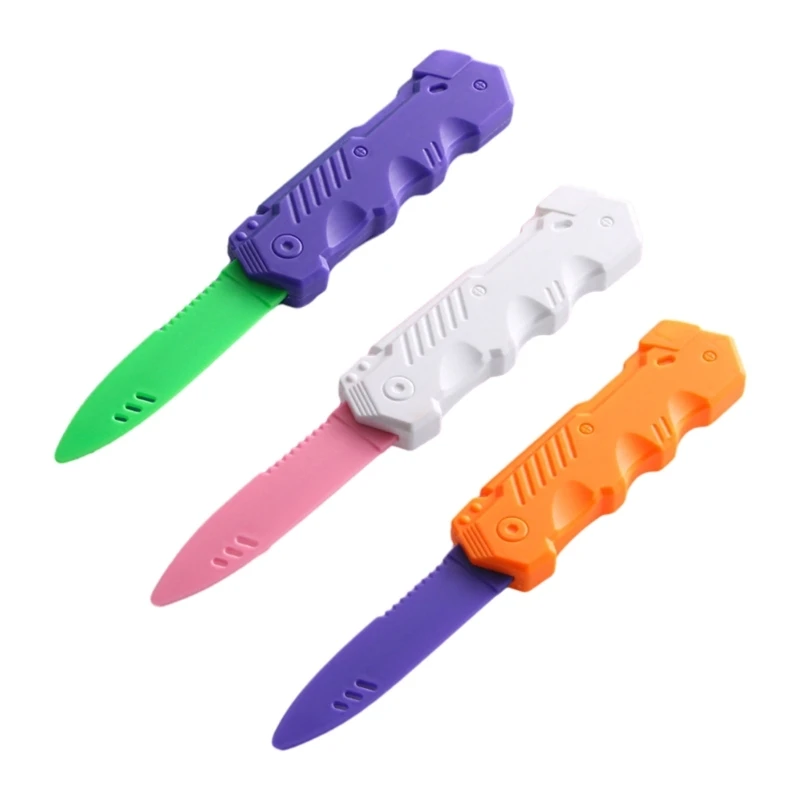 Retractable Knife Toy Radish Knife Perfect for Office and School Stress Relief