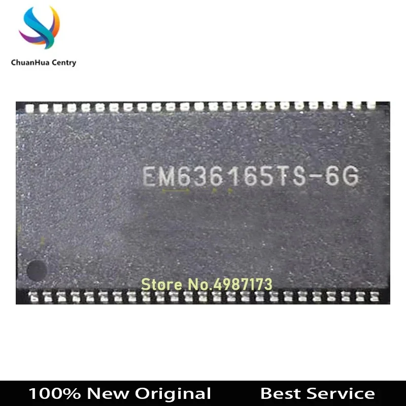 10 Pcs/Lot EM636165TS-6G TSOP50 100% New Original In Stock