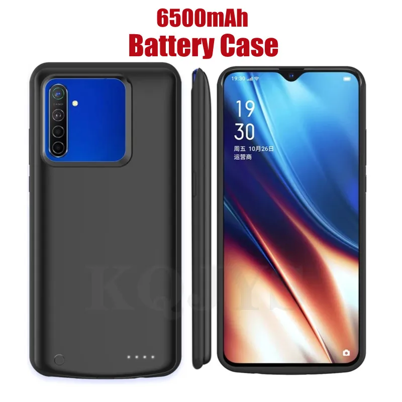 

Внешний аккумулятор 6500 мАч, чехол для зарядки аккумулятора OPPO Realme 5 Pro, чехол для зарядки аккумулятора для OPPO Realme X2 XT, чехол для аккумулятора