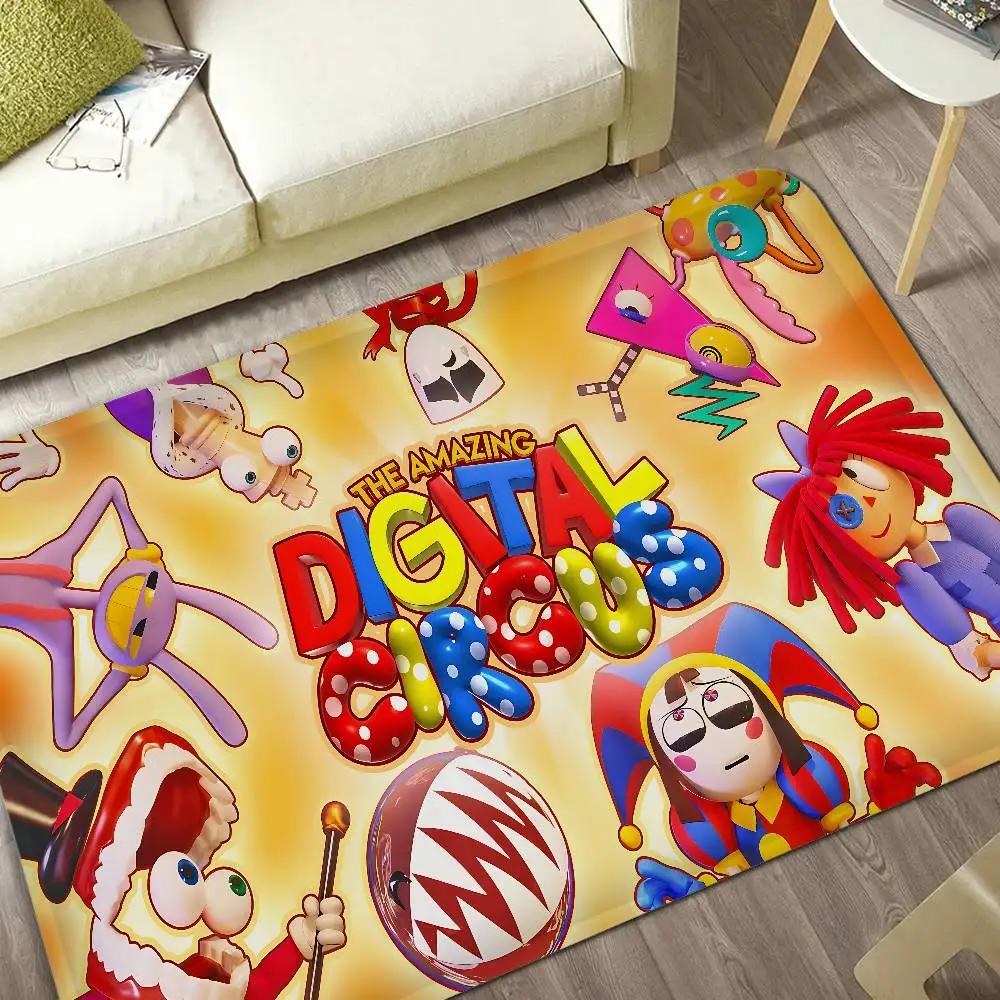 

Cartoon The Amazing Digital C-Circus Kitchen Mat Kids Room Bedroom Decoration Balcony Anti-Slip Doormat Living Room Alfombra