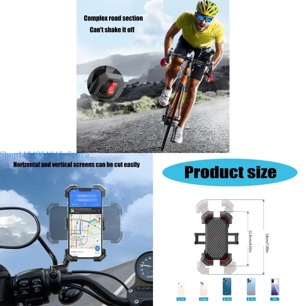 

5ASD Secure Motorbike Smartphice держатель смартфона, 360 градусов, регулируемые угловые инсталлы.
