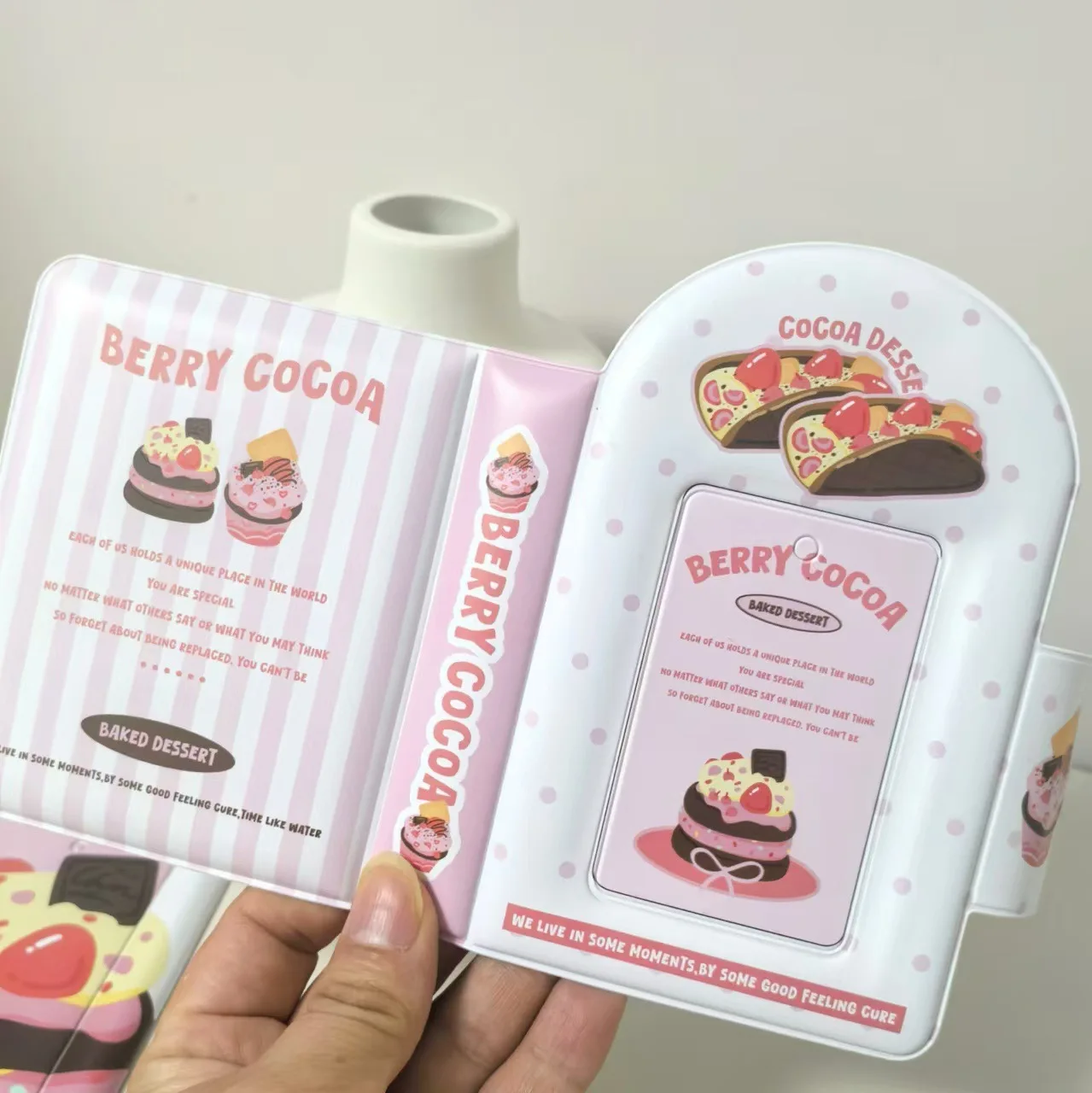 Berry Qiaoqiao Series Holder Bag 3-Inch Small Storage A5 Card Book