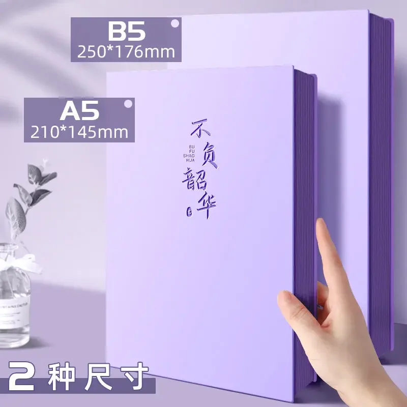 Thickened A5 Leather Notebook, Work Notebook Ins High Face Value, College Students Study B5 Meeting Notebooks, Notebooks.