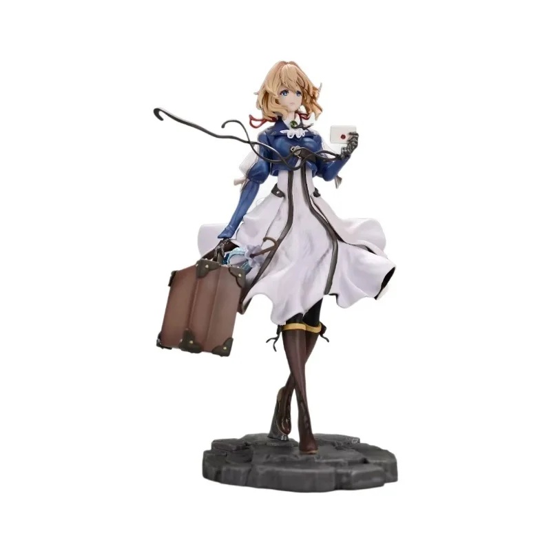 

Beautiful Girl Violet Eternal Garden GK Handmade Decoration Violet Travel Luggage Anime Handmade Model