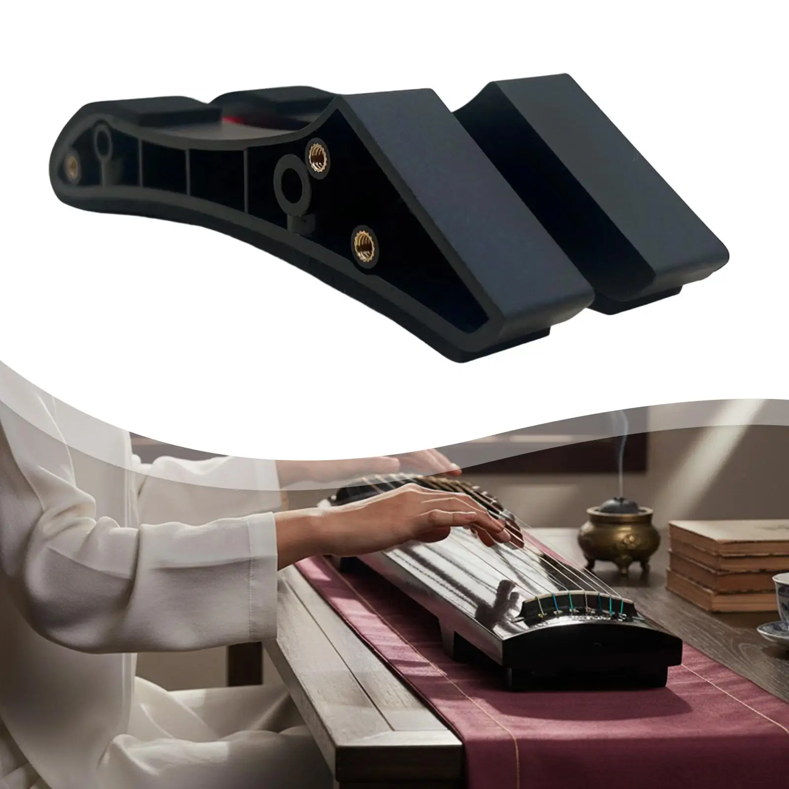 Adjustable Guzheng Base Rest Width Support Reliable ABS Material Instrument Accessories for Guzheng Players Practice Use